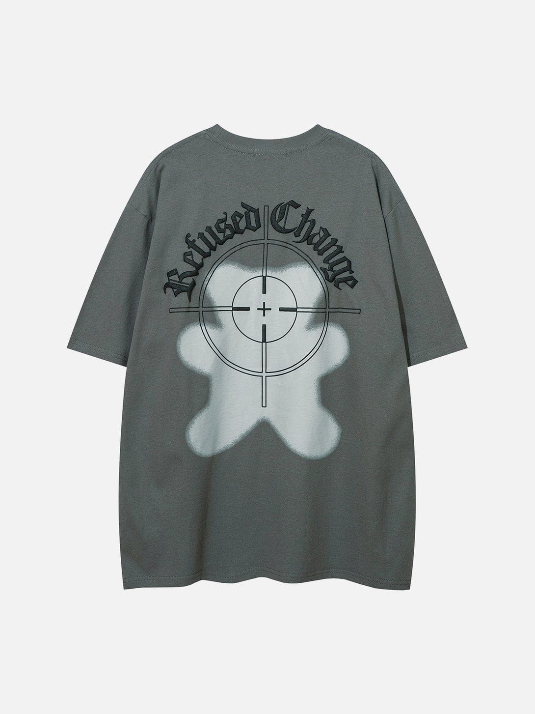 Evapacs - Heart Bear Graffiti Print Tee- Streetwear Fashion - evapacs.com