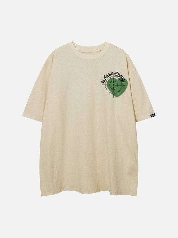 Evapacs - Heart Bear Graffiti Print Tee- Streetwear Fashion - evapacs.com