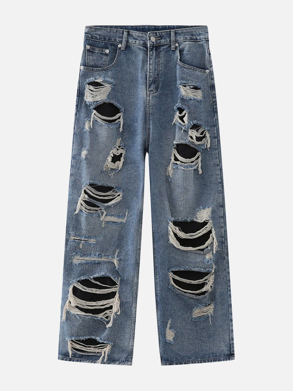 Evapacs - Hole Patch Jeans- Streetwear Fashion - evapacs.com