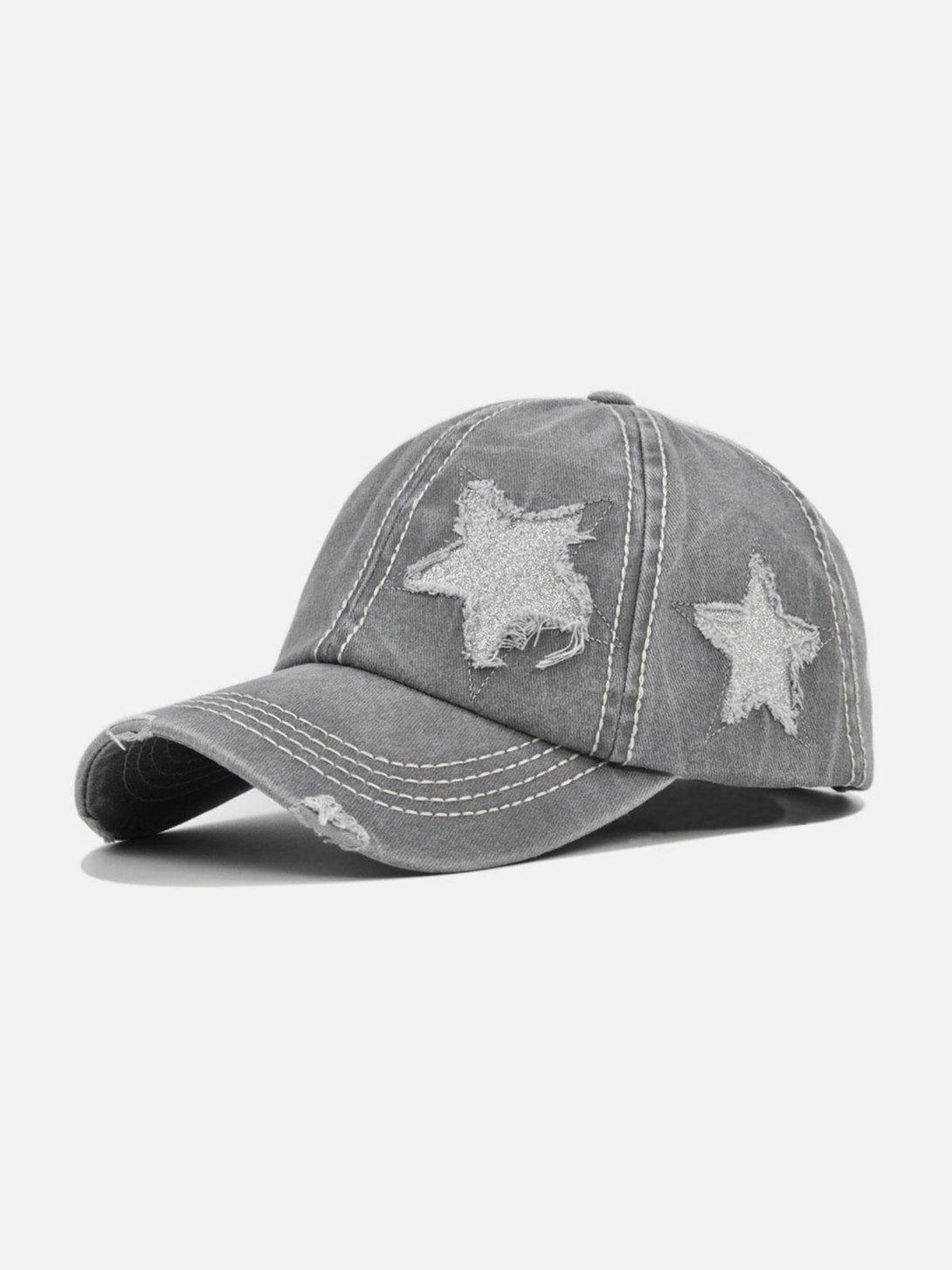 Evapacs - Hole Star Washed Hat- Streetwear Fashion - evapacs.com