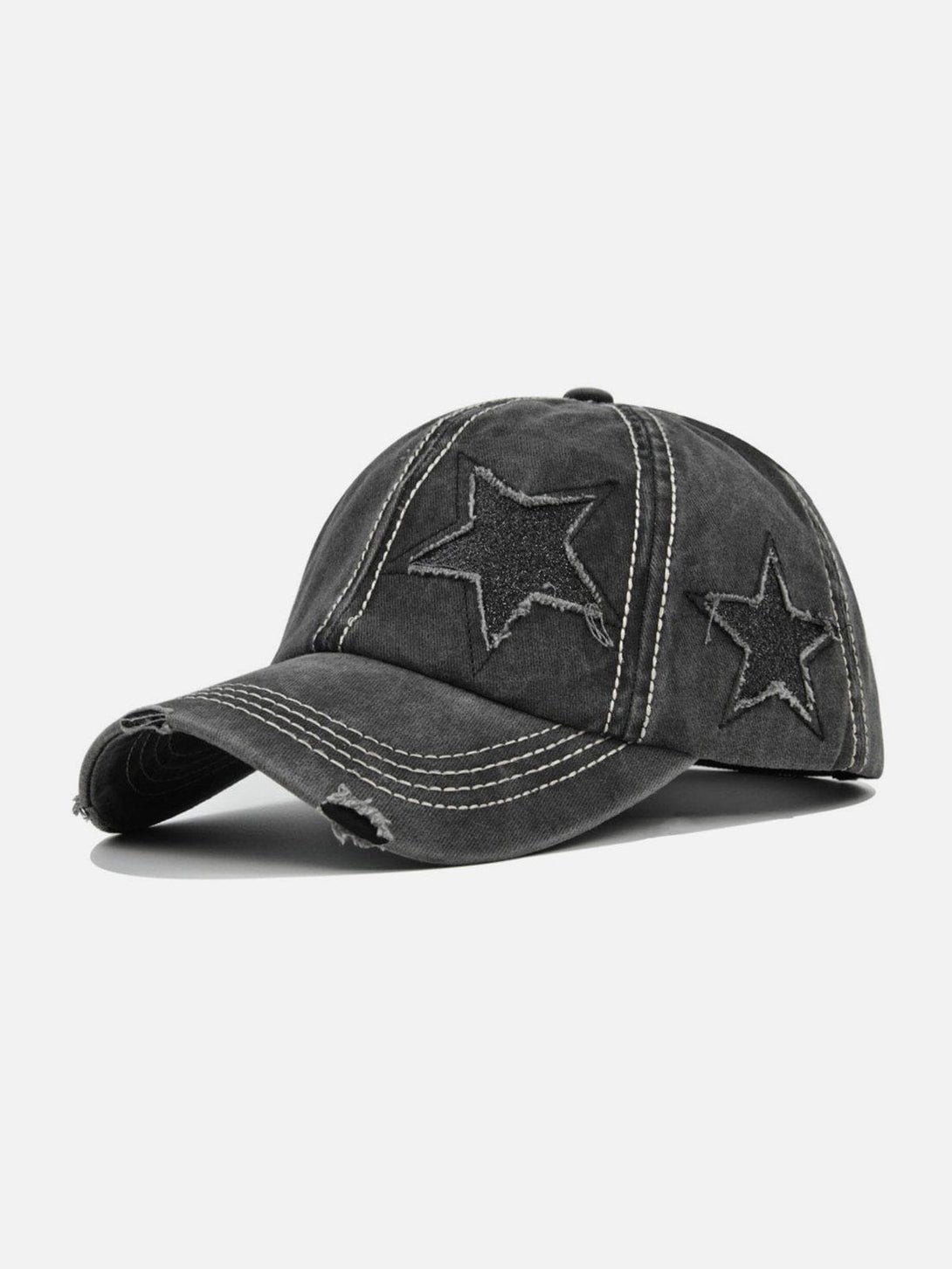 Evapacs - Hole Star Washed Hat- Streetwear Fashion - evapacs.com