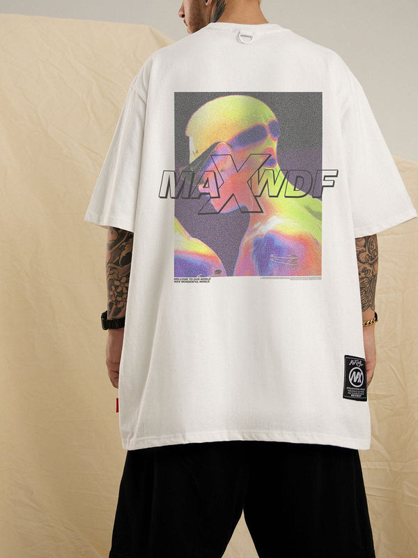 Evapacs - Hot Imaging Portrait Print Tee- Streetwear Fashion - evapacs.com