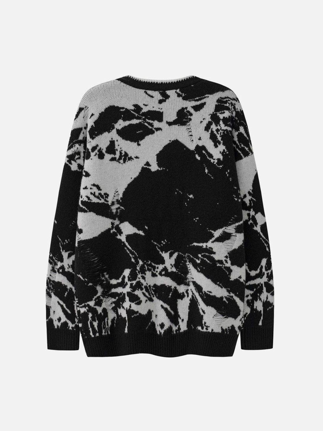 Evapacs - Ink And Water Style Embroidery Cardigan- Streetwear Fashion - evapacs.com