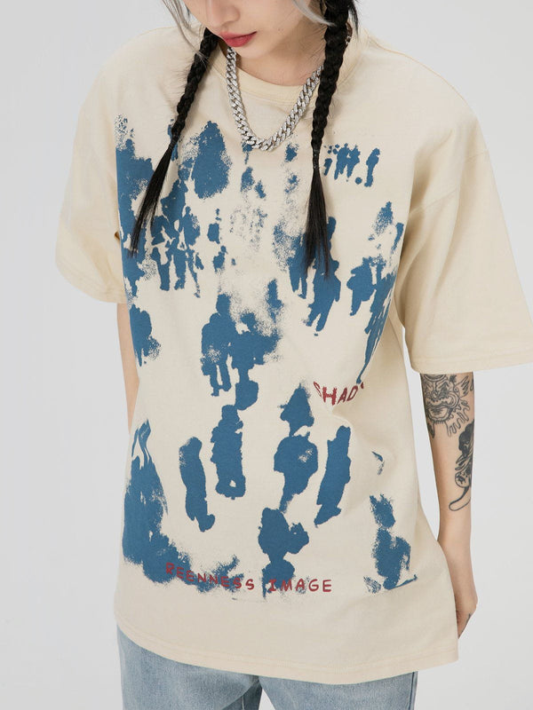 Evapacs - Inkjet Graffiti Print Tee- Streetwear Fashion - evapacs.com