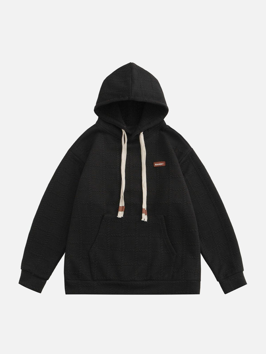 Evapacs - Labeled Drawstring Hoodie- Streetwear Fashion - evapacs.com