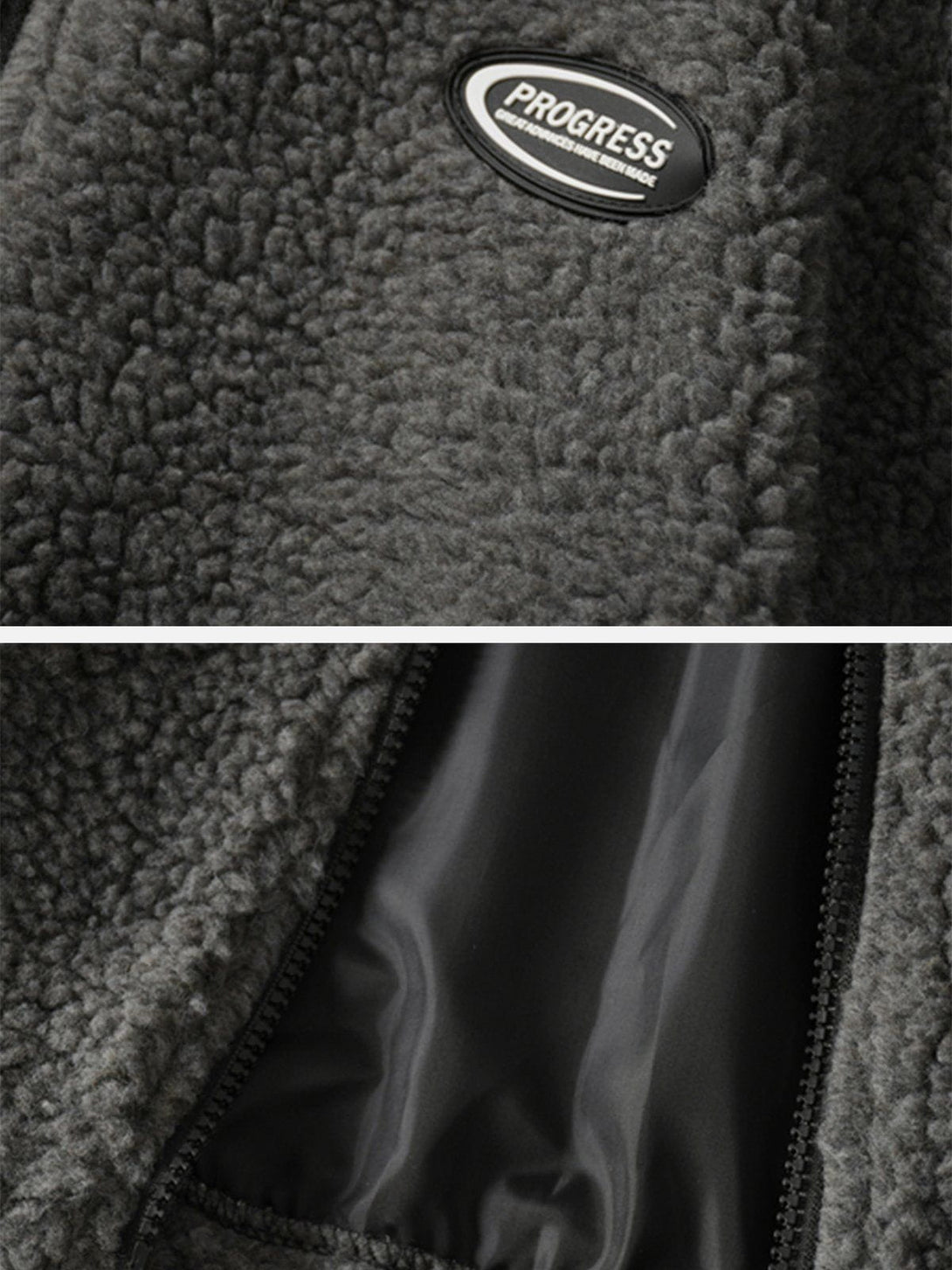Evapacs - Labeled Lambskin Sherpa Coat- Streetwear Fashion - evapacs.com