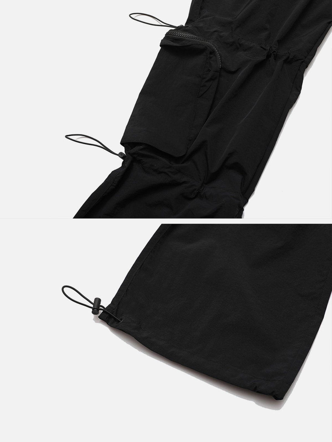 Evapacs - Large Multiple Pockets Drawstring Decoration Cargo Pants- Streetwear Fashion - evapacs.com