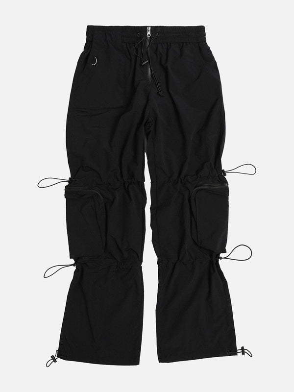 Evapacs - Large Multiple Pockets Drawstring Decoration Cargo Pants- Streetwear Fashion - evapacs.com