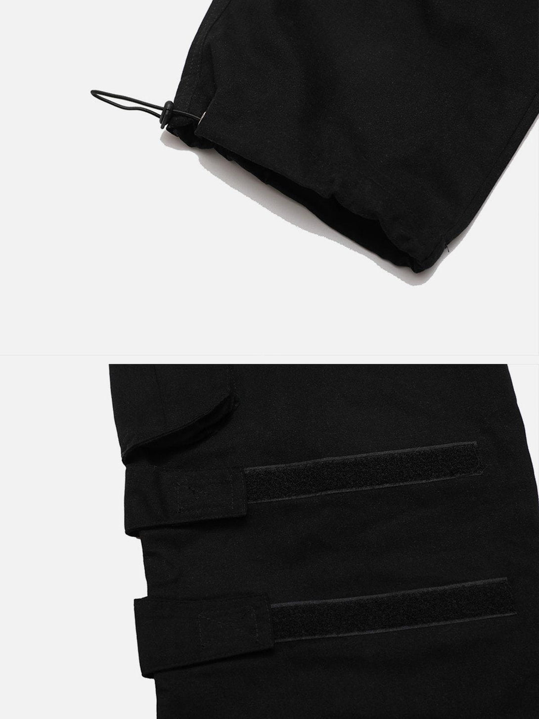 Evapacs - Large Multiple Pockets Velcro Cargo Pants- Streetwear Fashion - evapacs.com