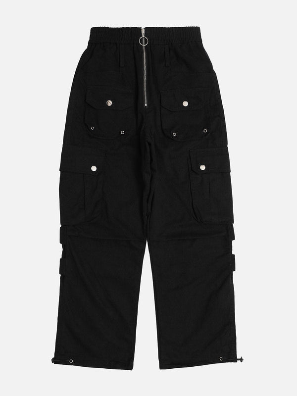 Evapacs - Large Multiple Pockets Velcro Cargo Pants- Streetwear Fashion - evapacs.com