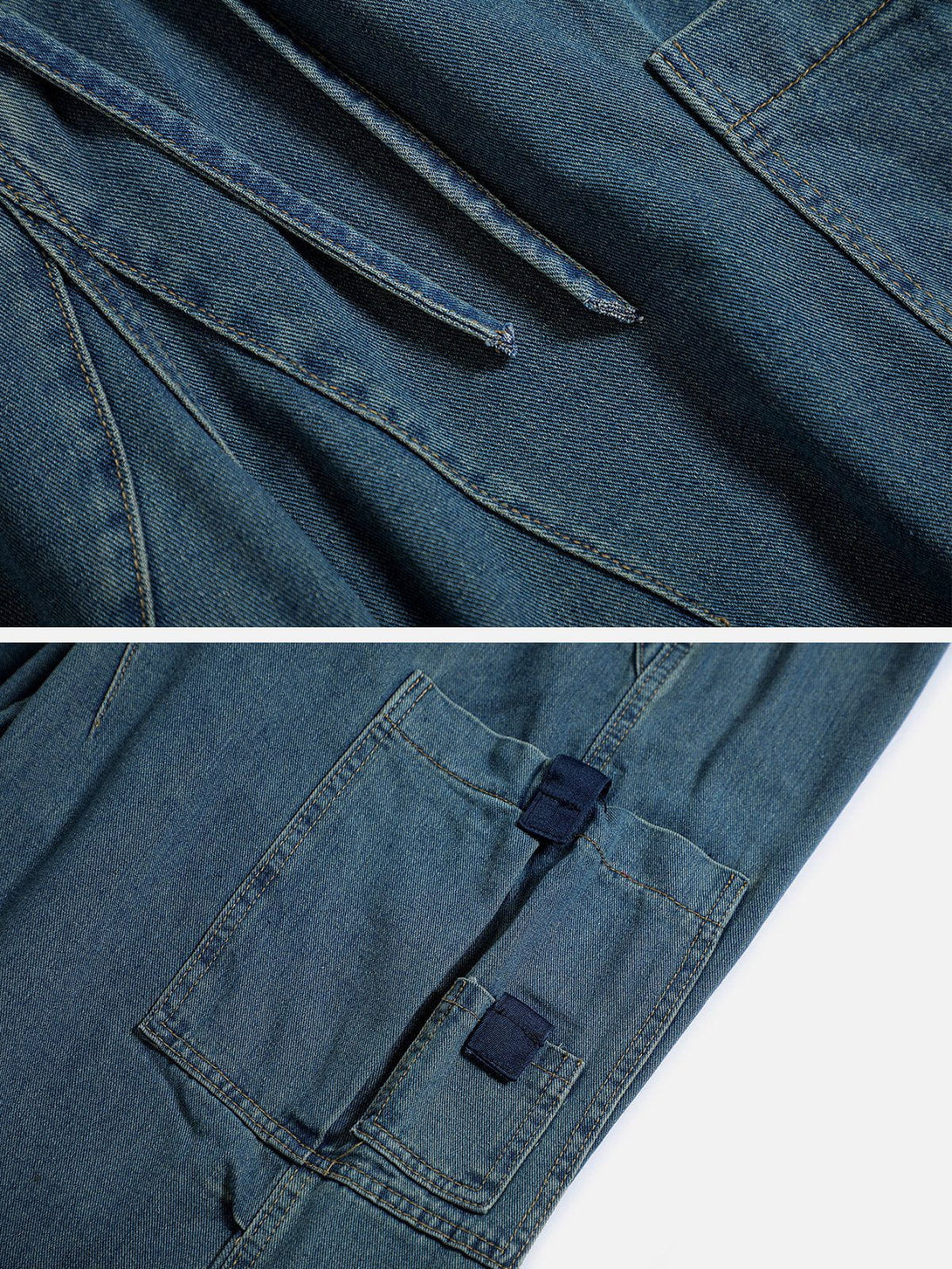 Evapacs - Large Pocket Jeans- Streetwear Fashion - evapacs.com