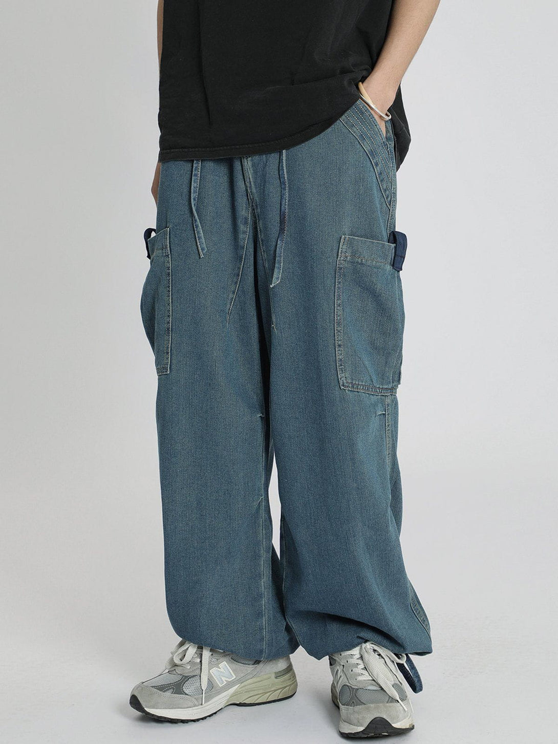 Evapacs - Large Pocket Jeans- Streetwear Fashion - evapacs.com