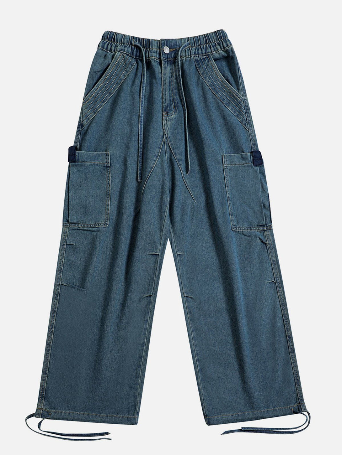 Evapacs - Large Pocket Jeans- Streetwear Fashion - evapacs.com