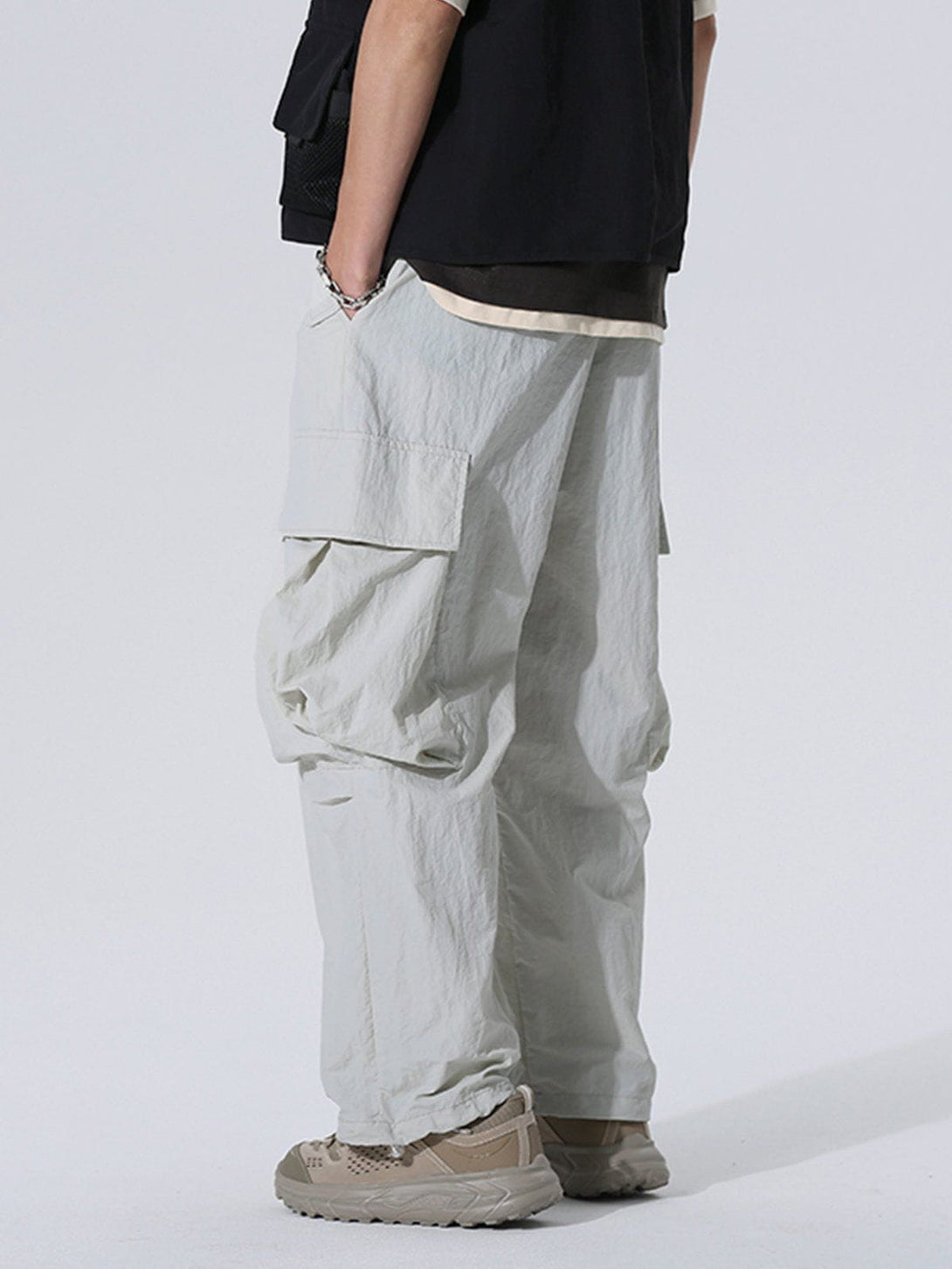 Evapacs - Large Pockets Loose Cargo Pants- Streetwear Fashion - evapacs.com