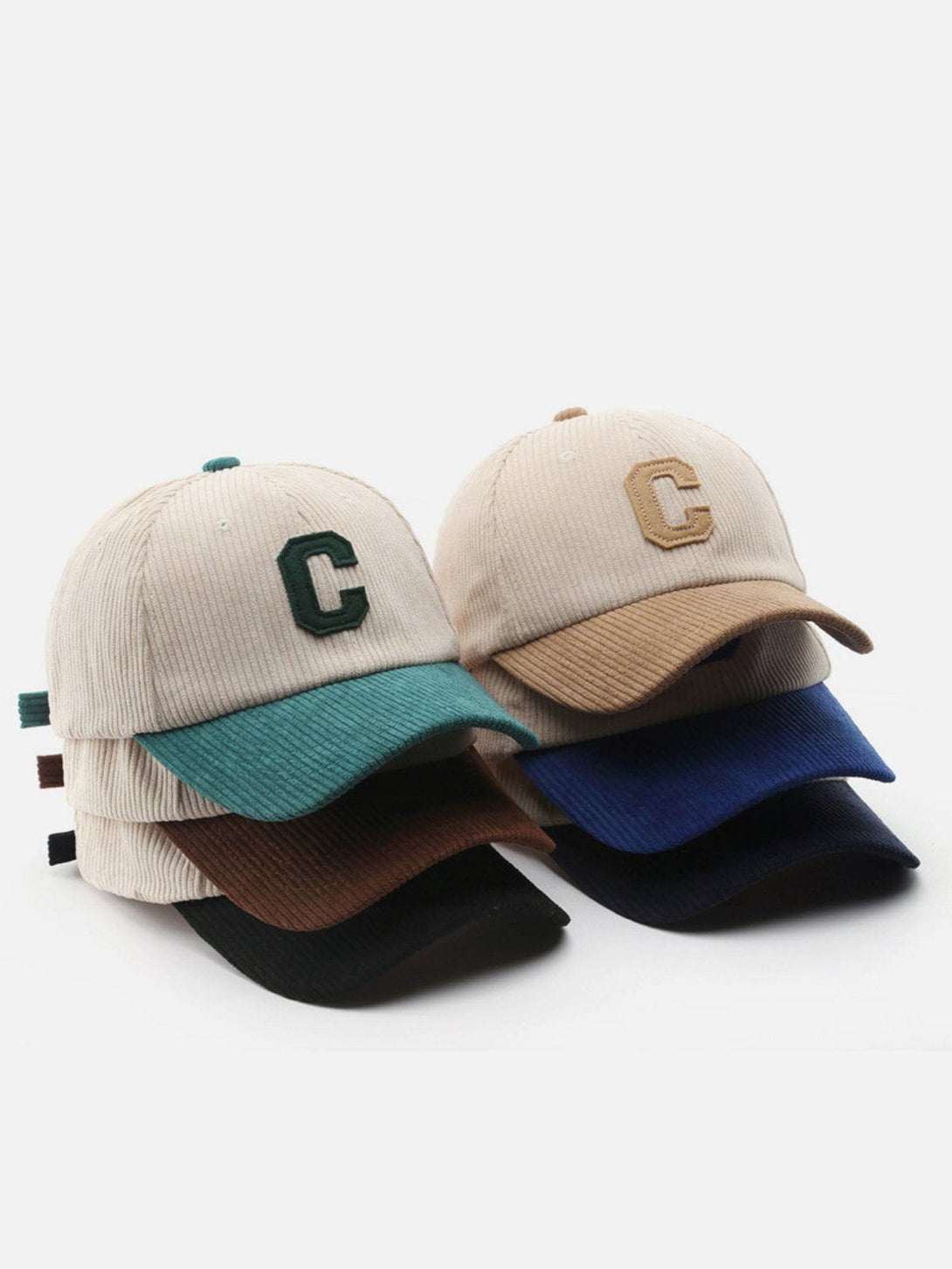 Evapacs - Letter C Patchwork Hat- Streetwear Fashion - evapacs.com