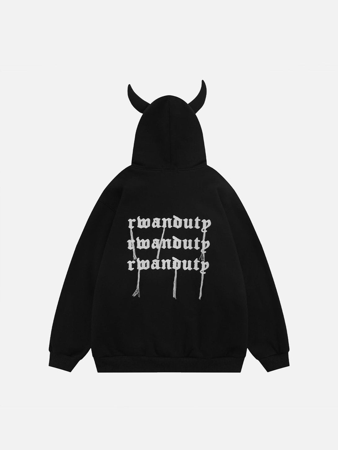 Evapacs - Letter Devil Head Hoodie- Streetwear Fashion - evapacs.com