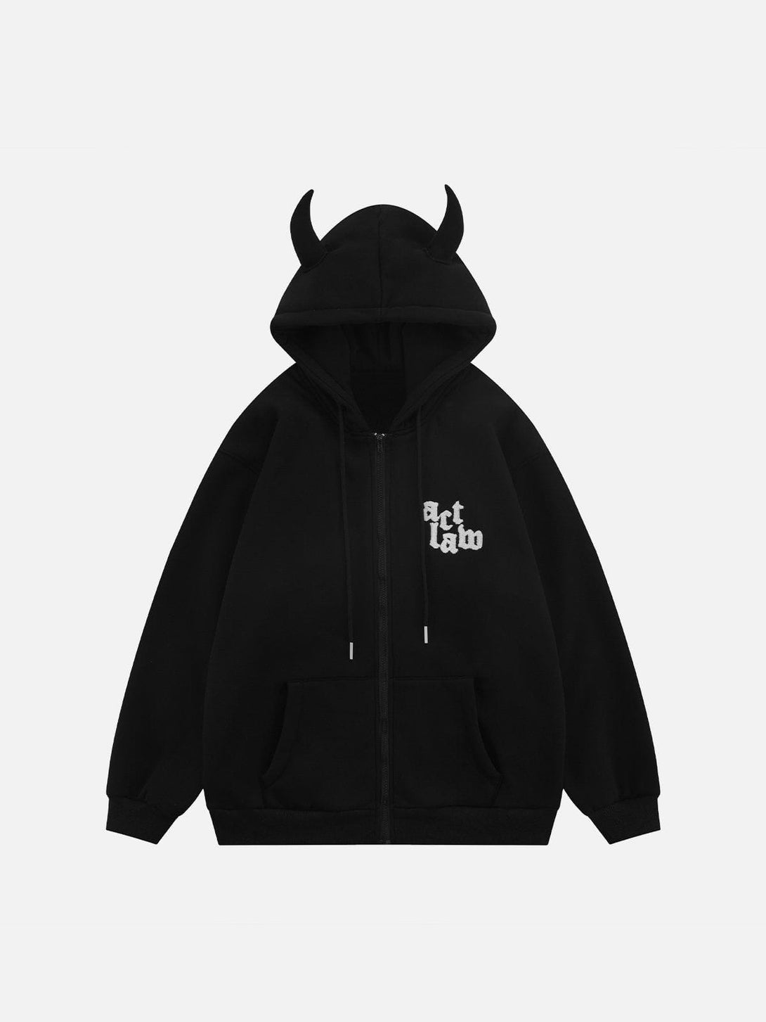 Evapacs - Letter Devil Head Hoodie- Streetwear Fashion - evapacs.com