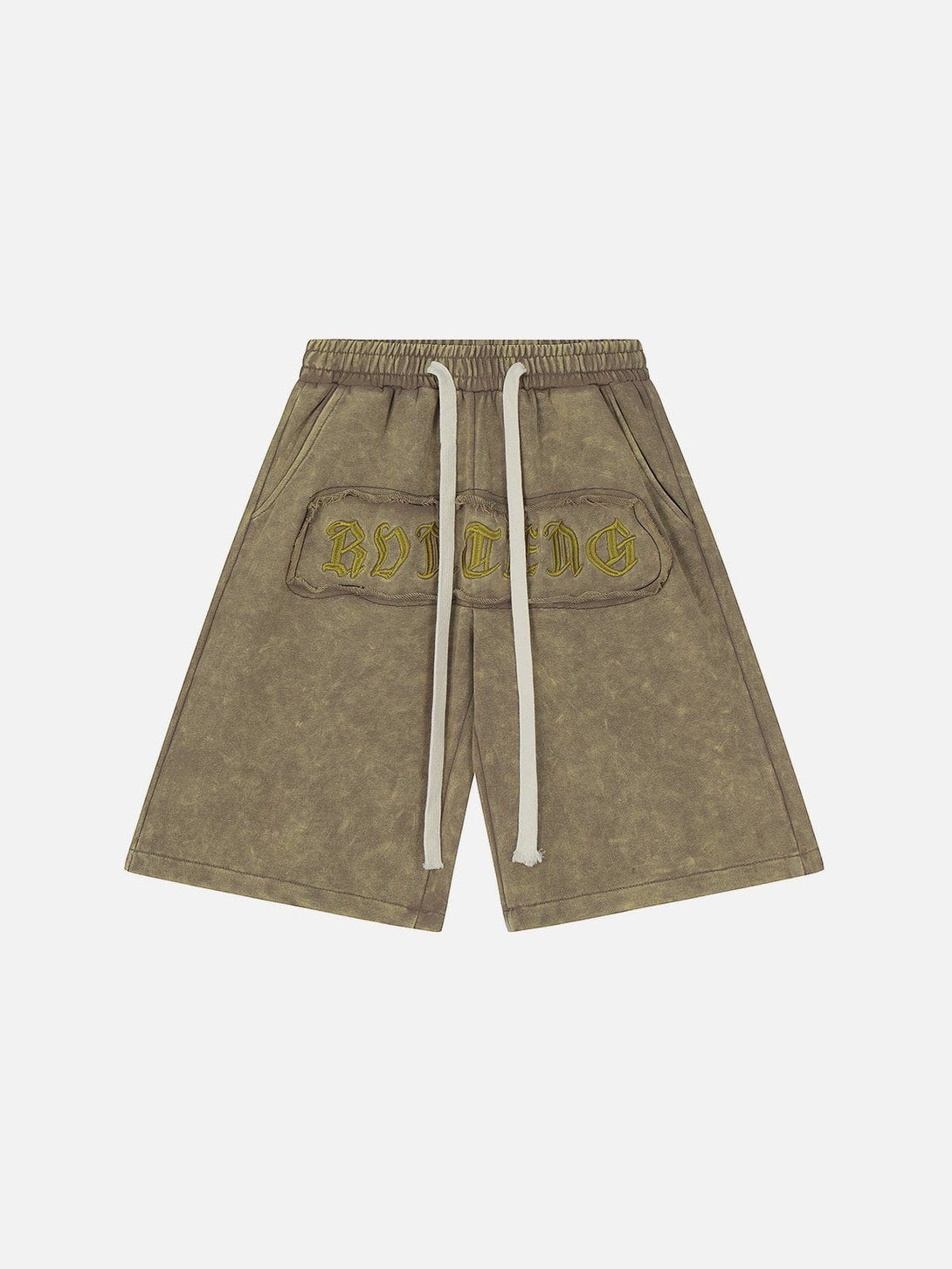 Evapacs - Letter Embroidery Shorts- Streetwear Fashion - evapacs.com