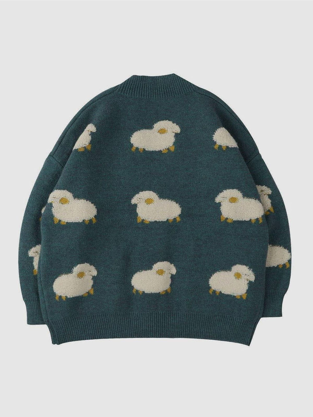 Evapacs - Little Lamb Knit Cardigan- Streetwear Fashion - evapacs.com