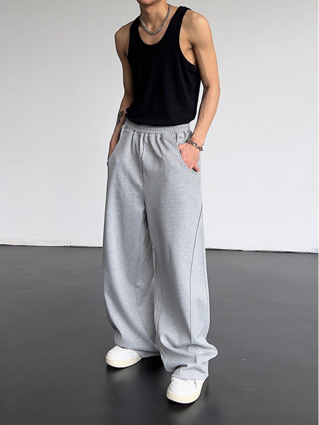 Evapacs - Loose High Waist Pants- Streetwear Fashion - evapacs.com