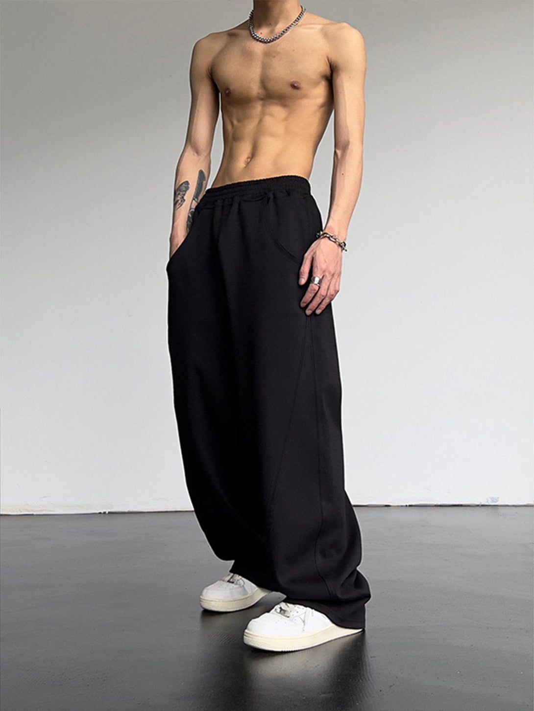 Evapacs - Loose High Waist Pants- Streetwear Fashion - evapacs.com