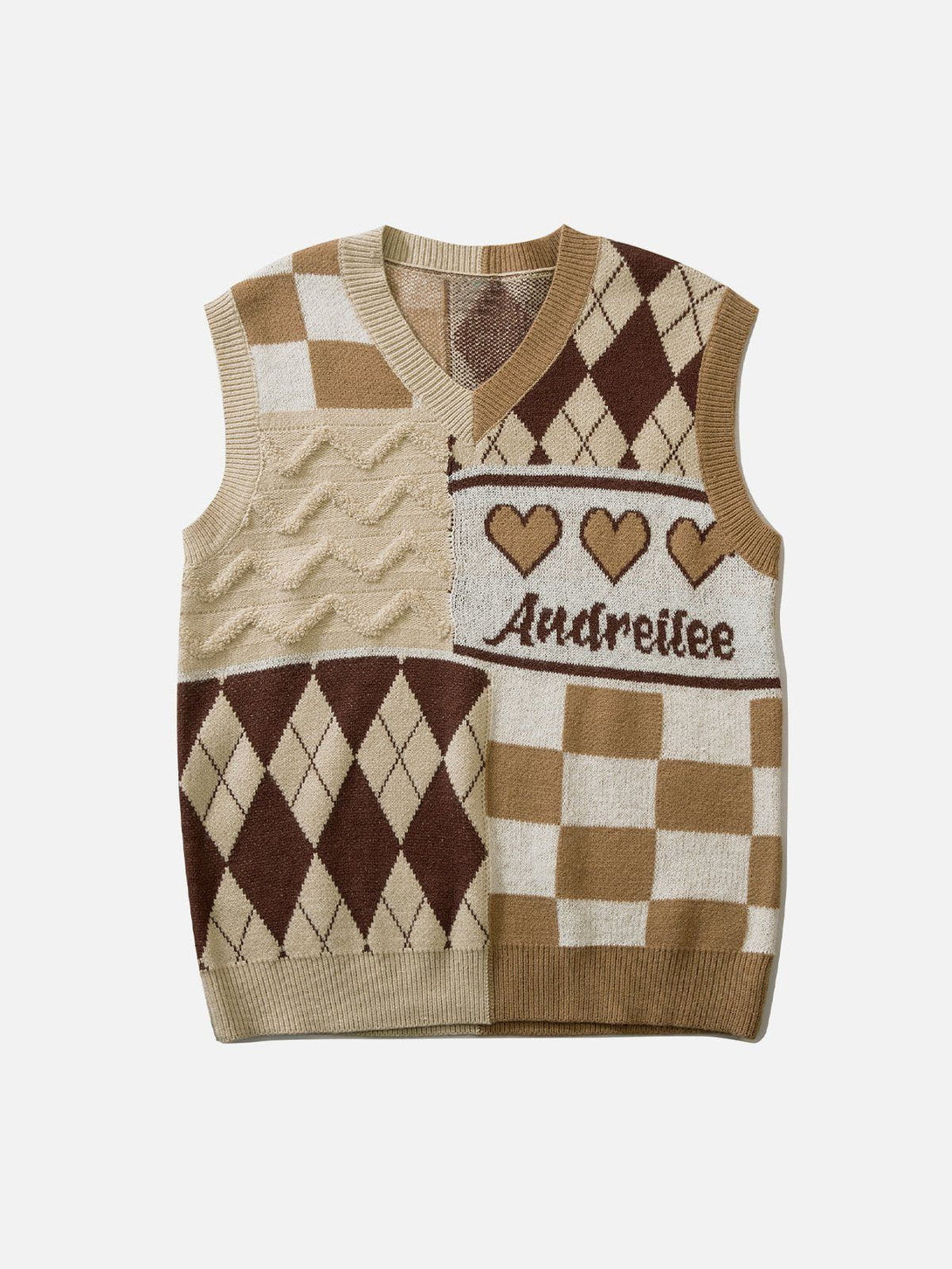 Evapacs - Love Weaving Layering Style Sweater Vest- Streetwear Fashion - evapacs.com