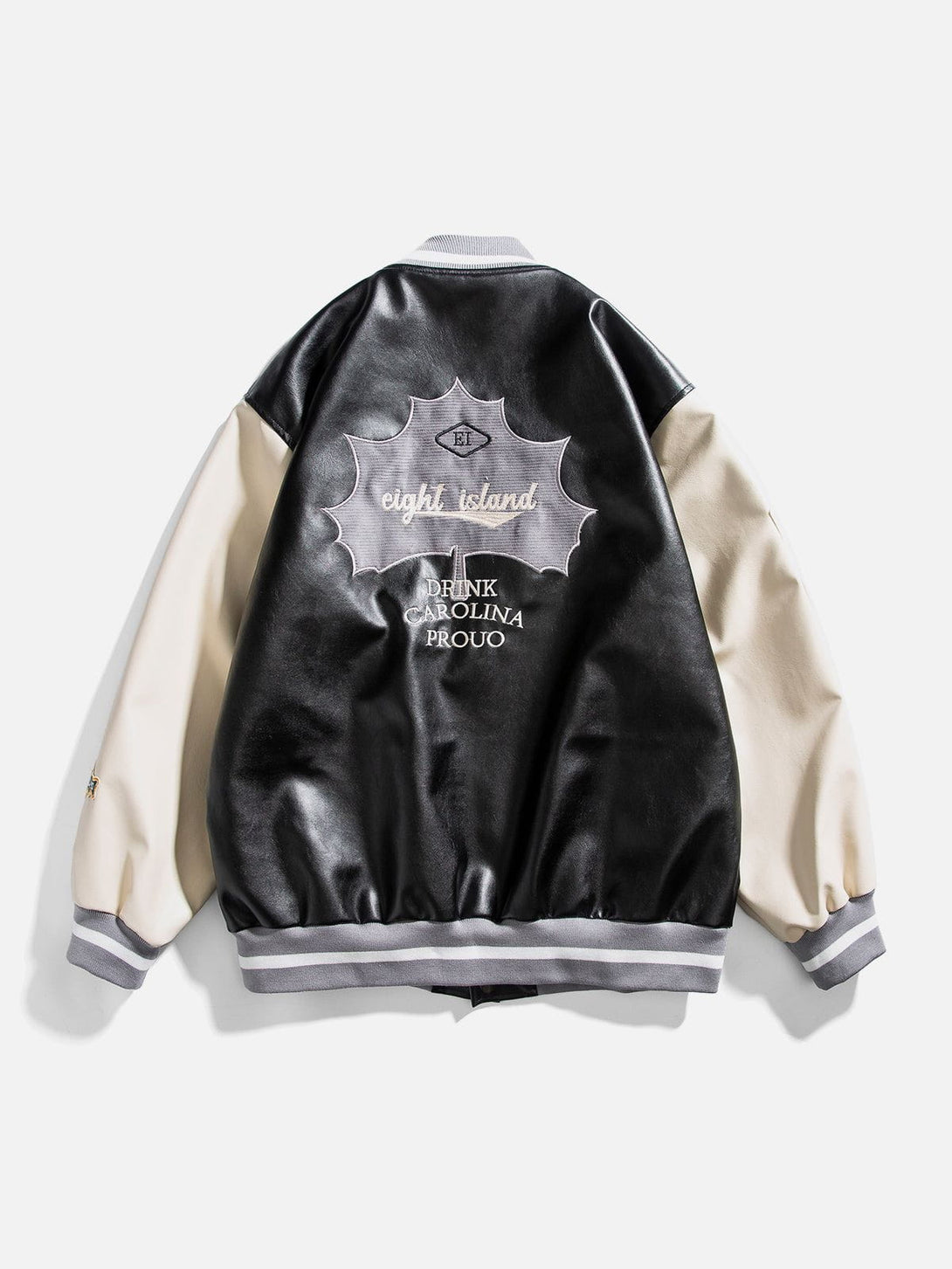 Evapacs - Maple Leaf Leather Jacket- Streetwear Fashion - evapacs.com