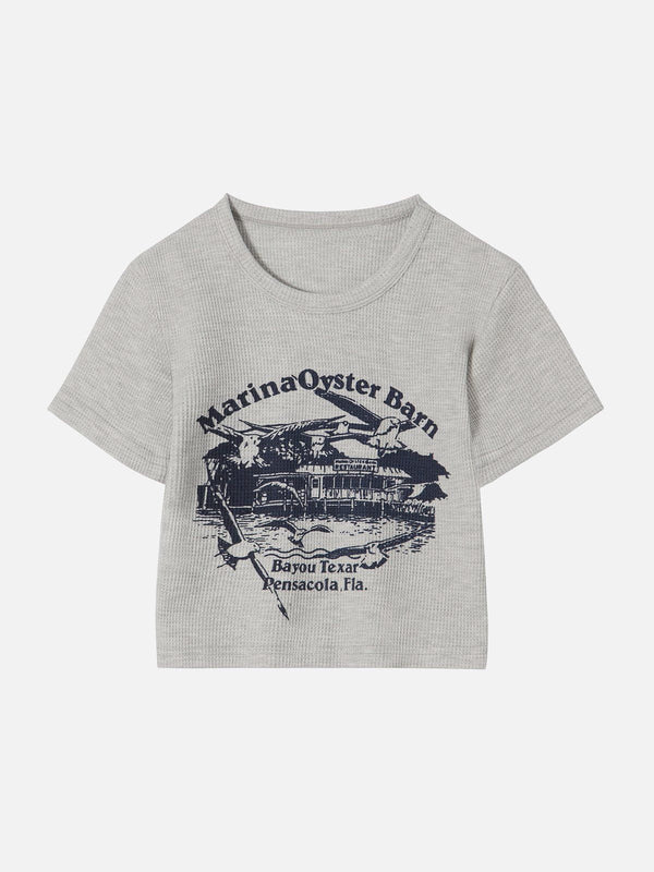 Evapacs - Marina Oyster Barn Tee- Streetwear Fashion - evapacs.com