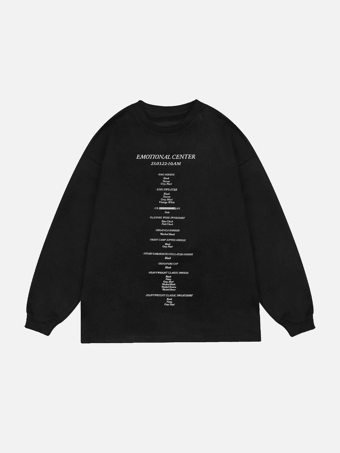 Evapacs - Minimalist Printed Suede Sweatshirt- Streetwear Fashion - evapacs.com