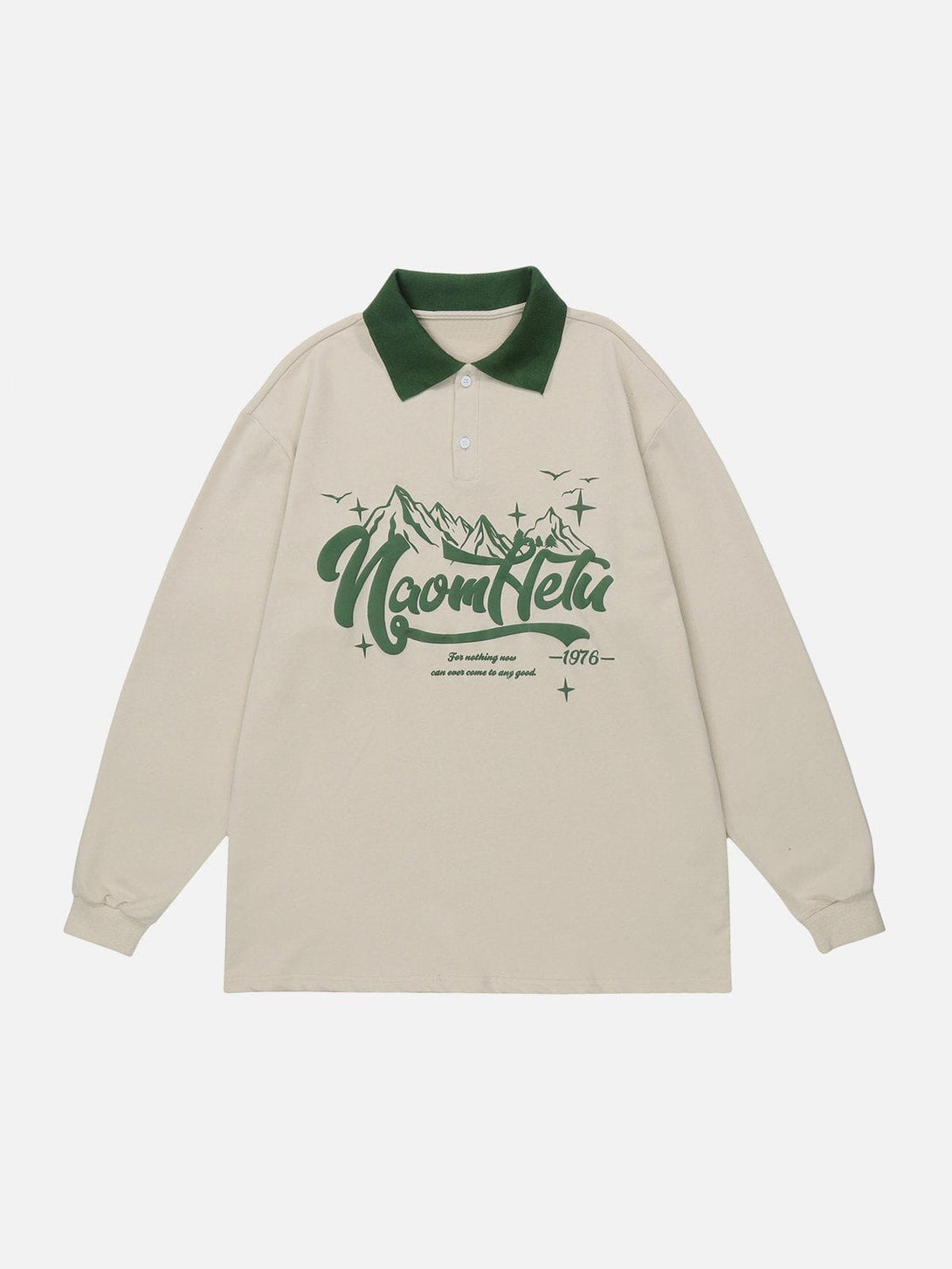 Evapacs - Mountain Peak Print Sweatshirt- Streetwear Fashion - evapacs.com