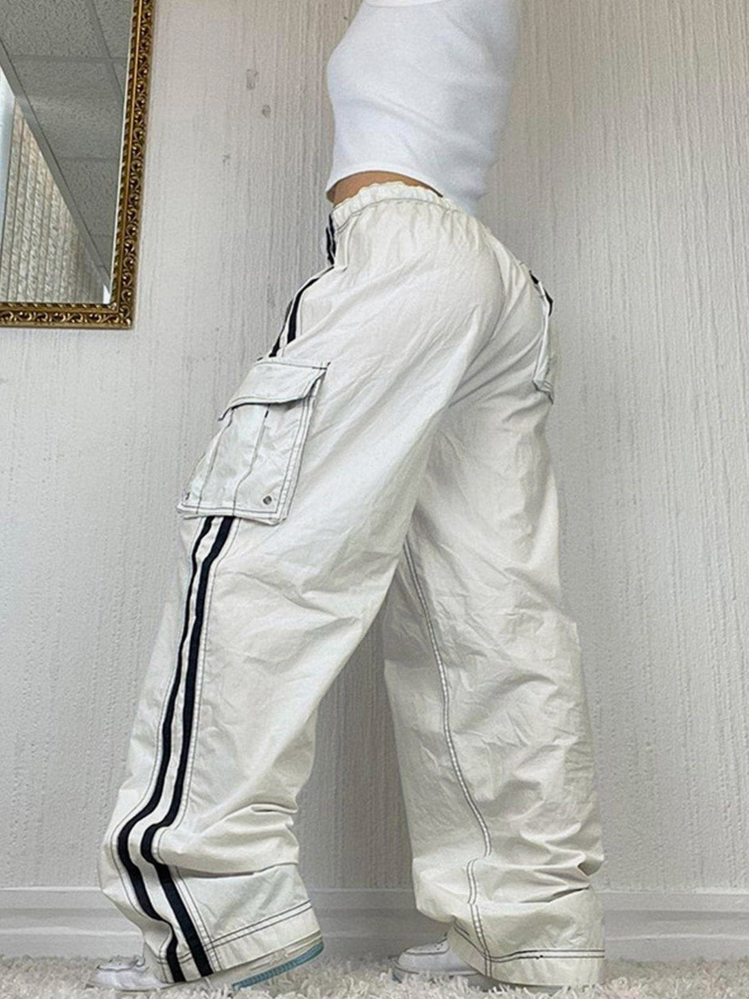 Evapacs - Mulit-pocket Patchwork Cargo Pants- Streetwear Fashion - evapacs.com