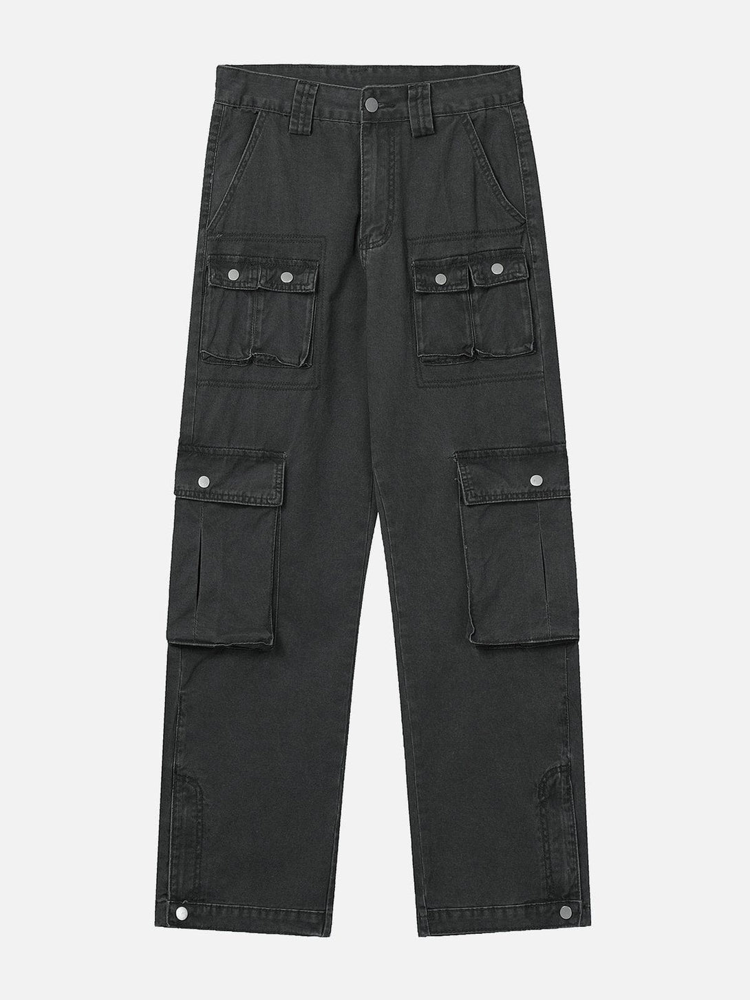 Evapacs - Multi Pocket Denim Cargo Pants- Streetwear Fashion - evapacs.com