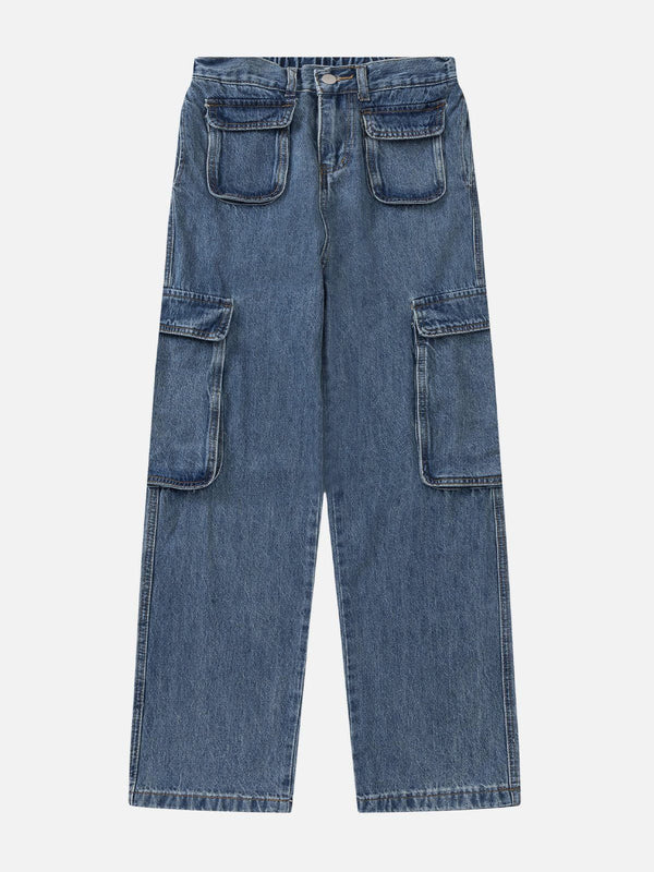 Evapacs - Multi-Pocket Jeans- Streetwear Fashion - evapacs.com