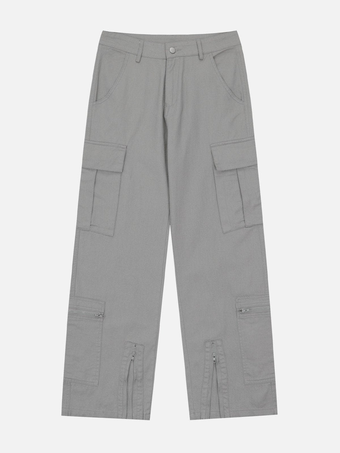 Evapacs - Multi-Pocket Split Pants- Streetwear Fashion - evapacs.com