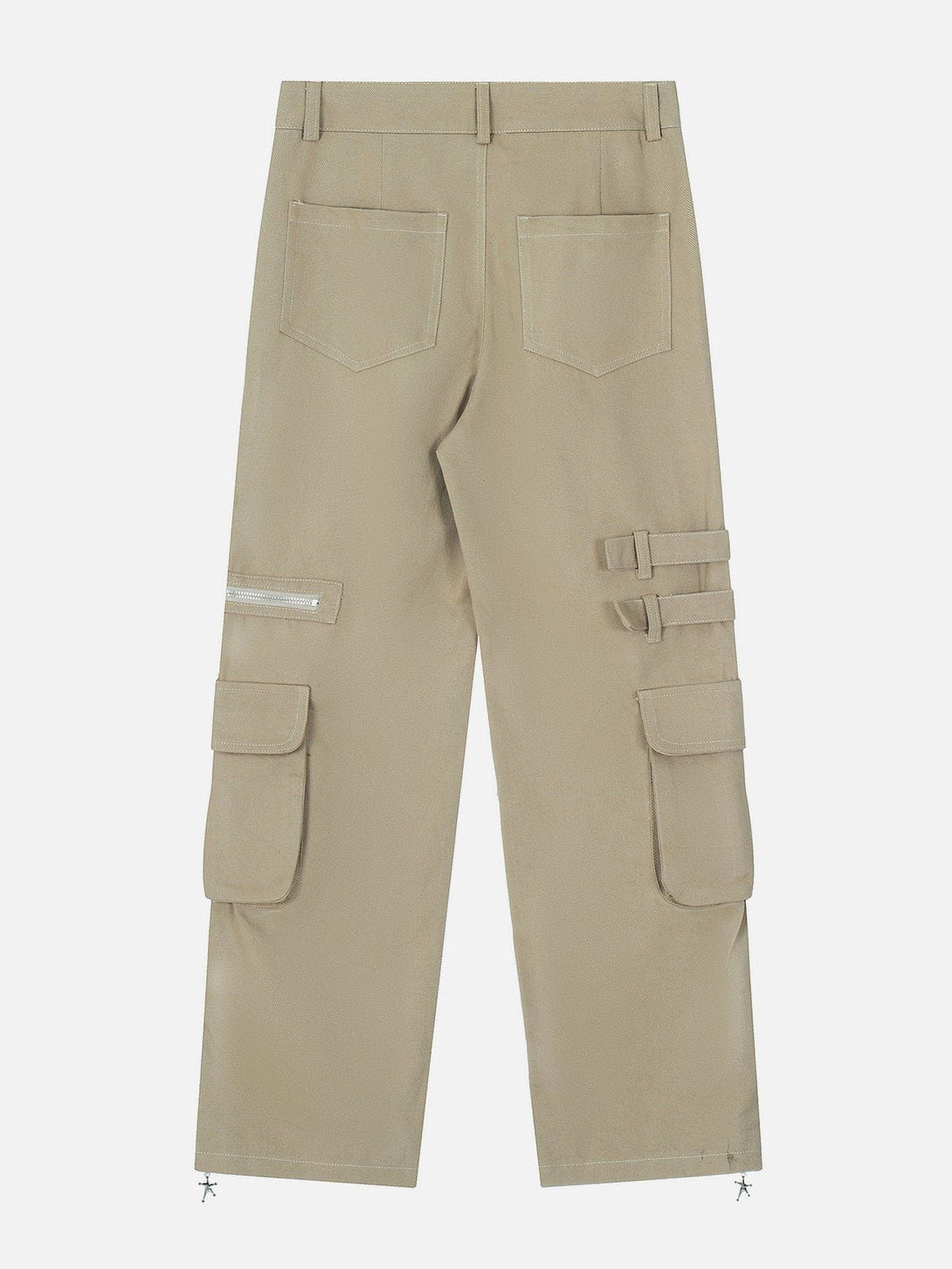 Evapacs - Multi-Pocket Zippered Cargo Pants- Streetwear Fashion - evapacs.com