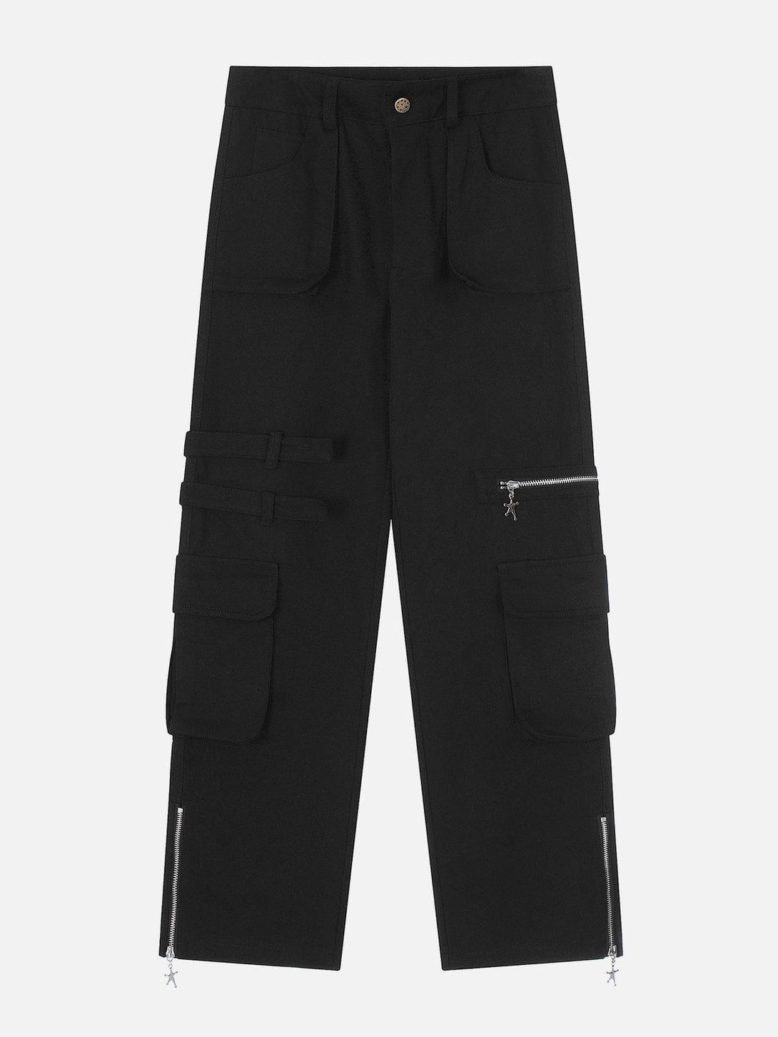 Evapacs - Multi-Pocket Zippered Cargo Pants- Streetwear Fashion - evapacs.com