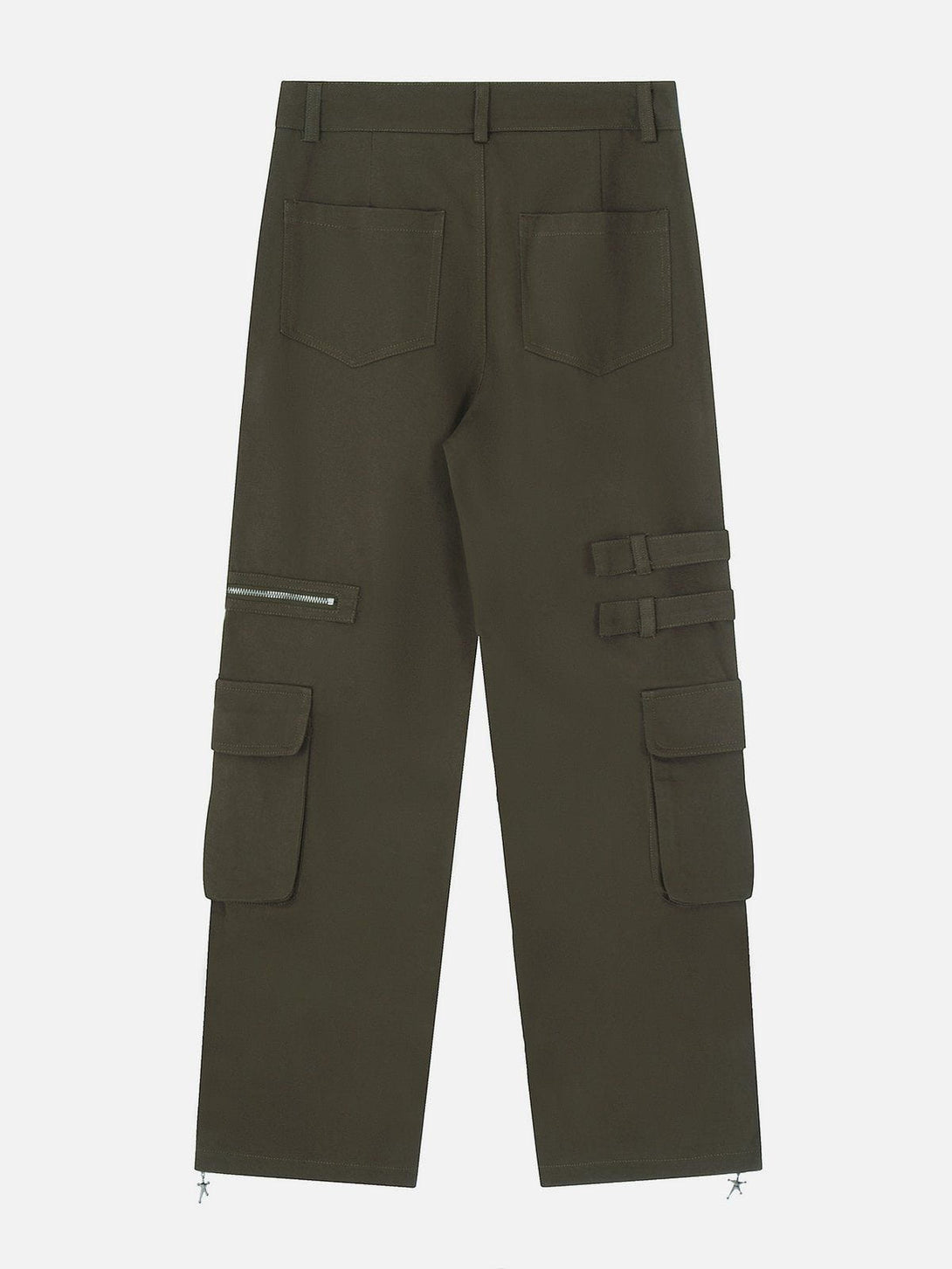 Evapacs - Multi-Pocket Zippered Cargo Pants- Streetwear Fashion - evapacs.com