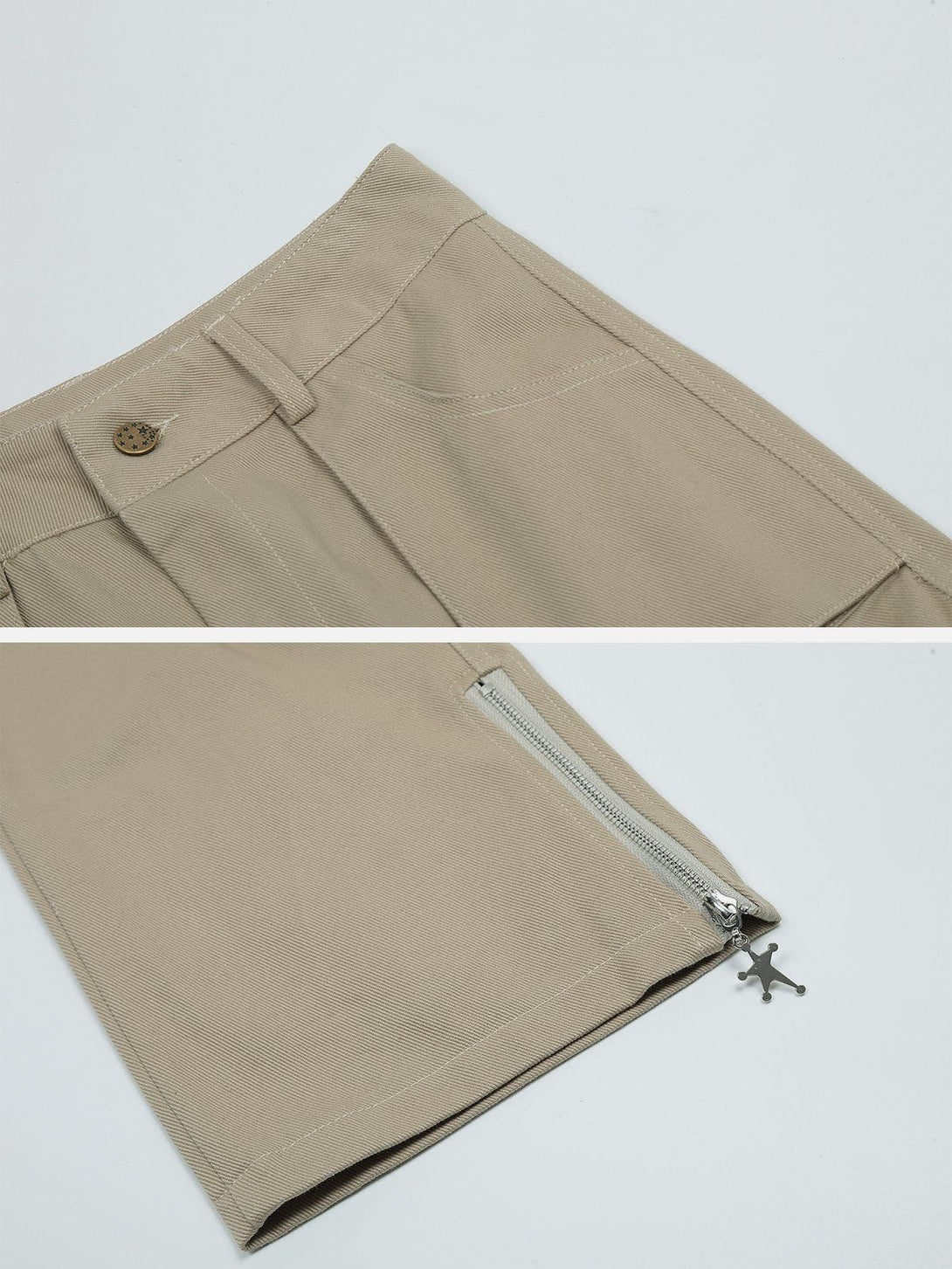 Evapacs - Multi-Pocket Zippered Cargo Pants- Streetwear Fashion - evapacs.com