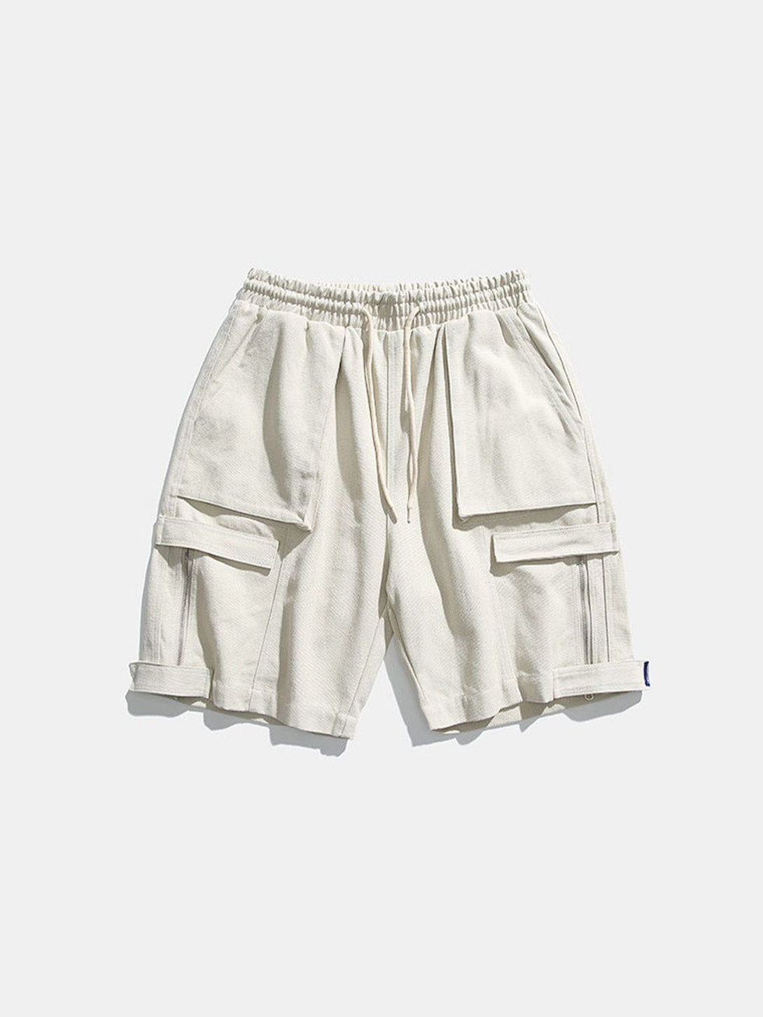 Evapacs - Multi-pocket Solid Color Shorts- Streetwear Fashion - evapacs.com