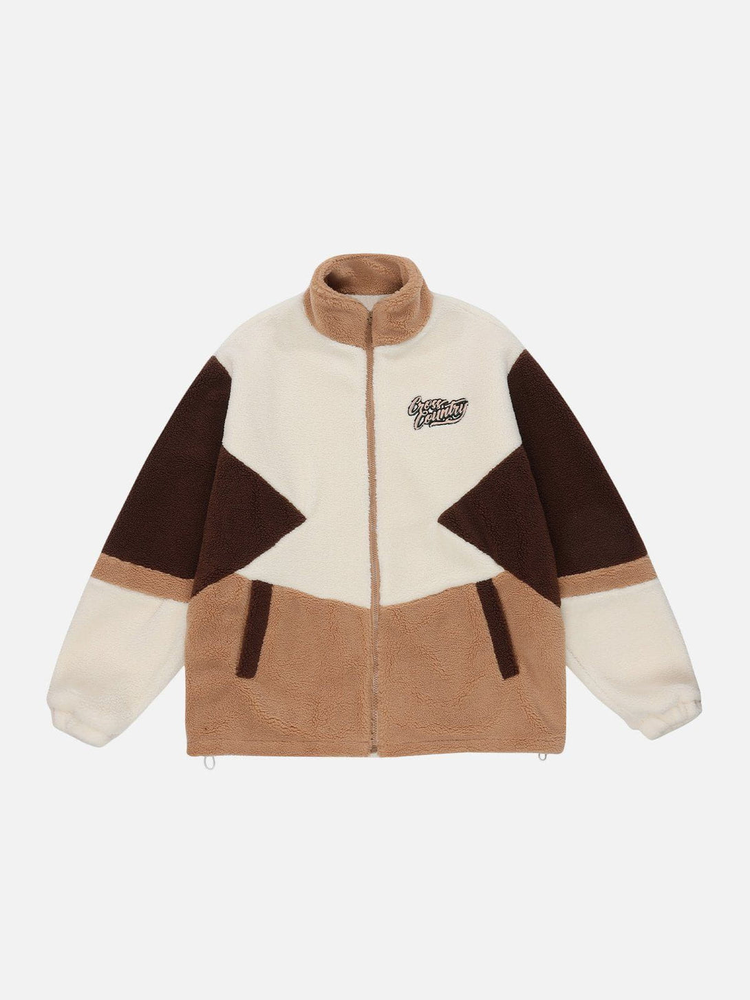 Evapacs - Multicolor Embroidery Sherpa Coat- Streetwear Fashion - evapacs.com