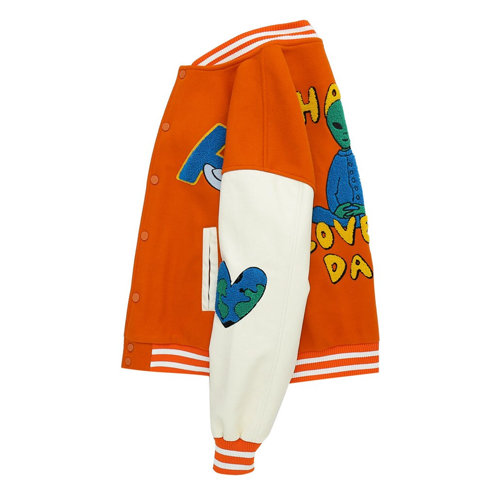 Evapacs - Orange ALIEN Jacket- Streetwear Fashion - evapacs.com