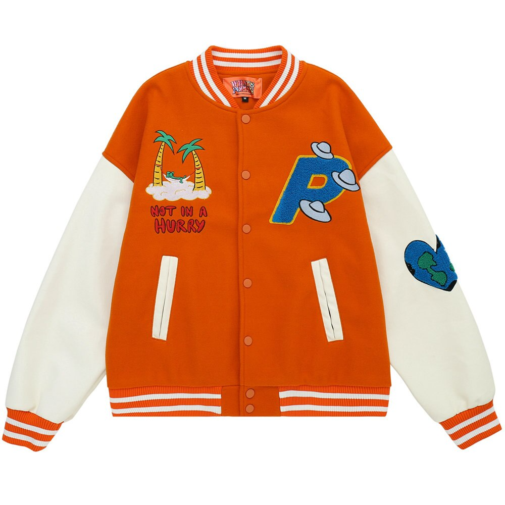 Evapacs - Orange ALIEN Jacket- Streetwear Fashion - evapacs.com