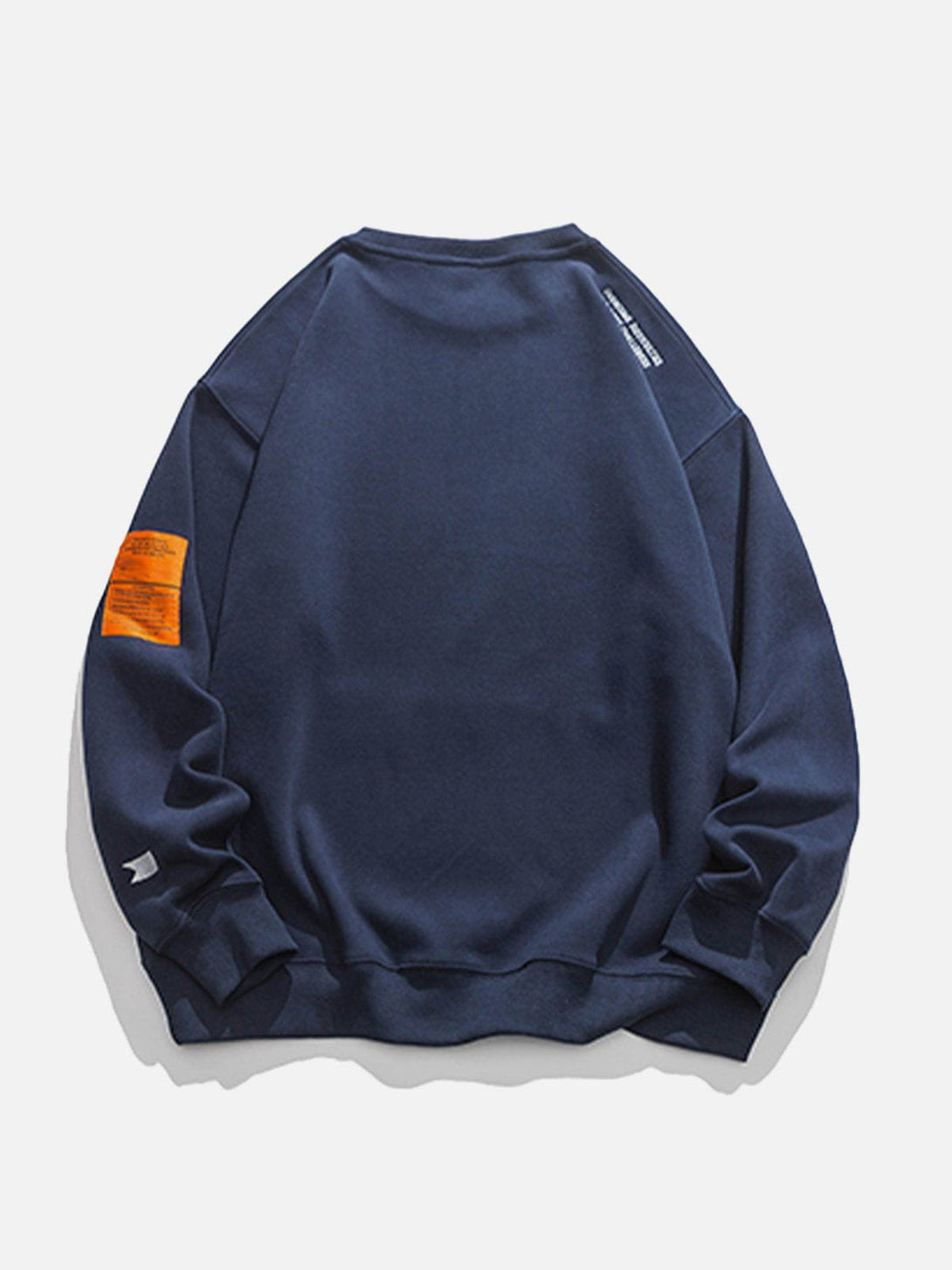 Evapacs - Orange Labeled Sweatshirt- Streetwear Fashion - evapacs.com