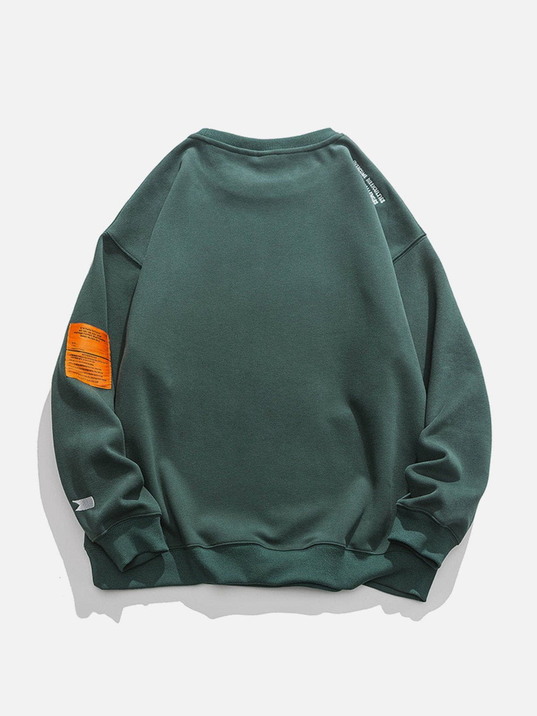 Evapacs - Orange Labeled Sweatshirt- Streetwear Fashion - evapacs.com