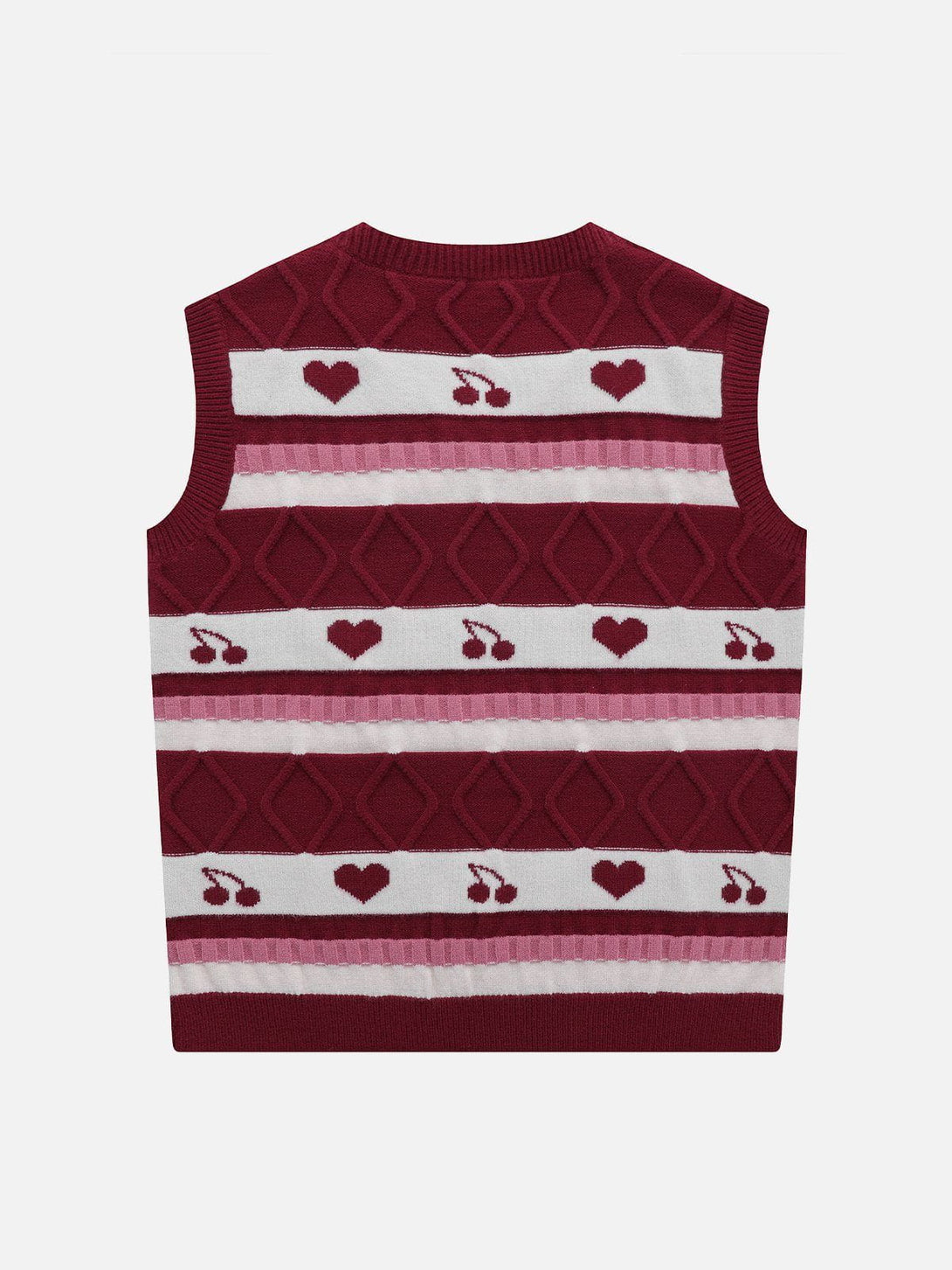 Evapacs - Patchwork Clash Sweater Vest- Streetwear Fashion - evapacs.com