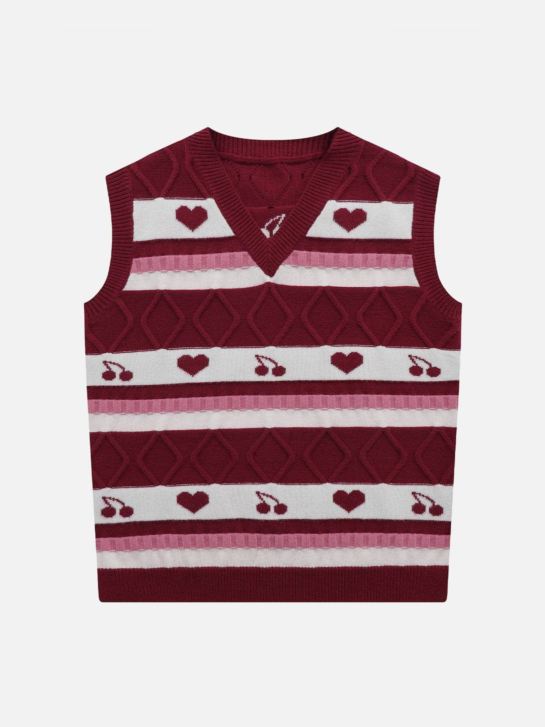 Evapacs - Patchwork Clash Sweater Vest- Streetwear Fashion - evapacs.com