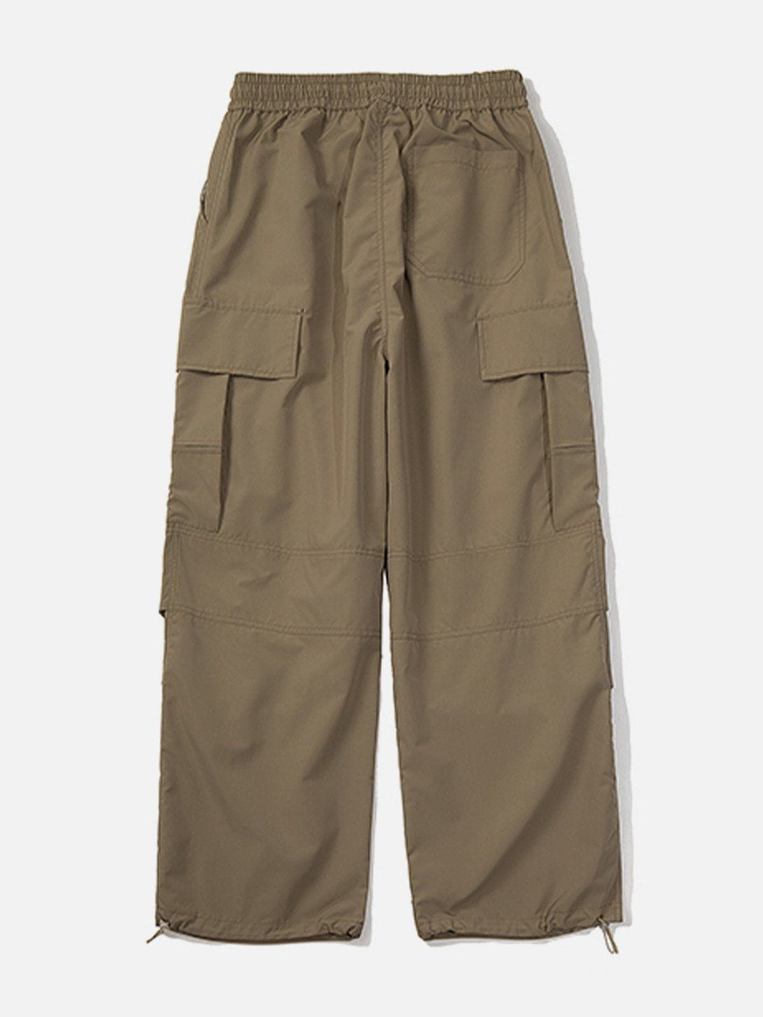 Evapacs - Patchwork Drawstring Cargo Pants- Streetwear Fashion - evapacs.com