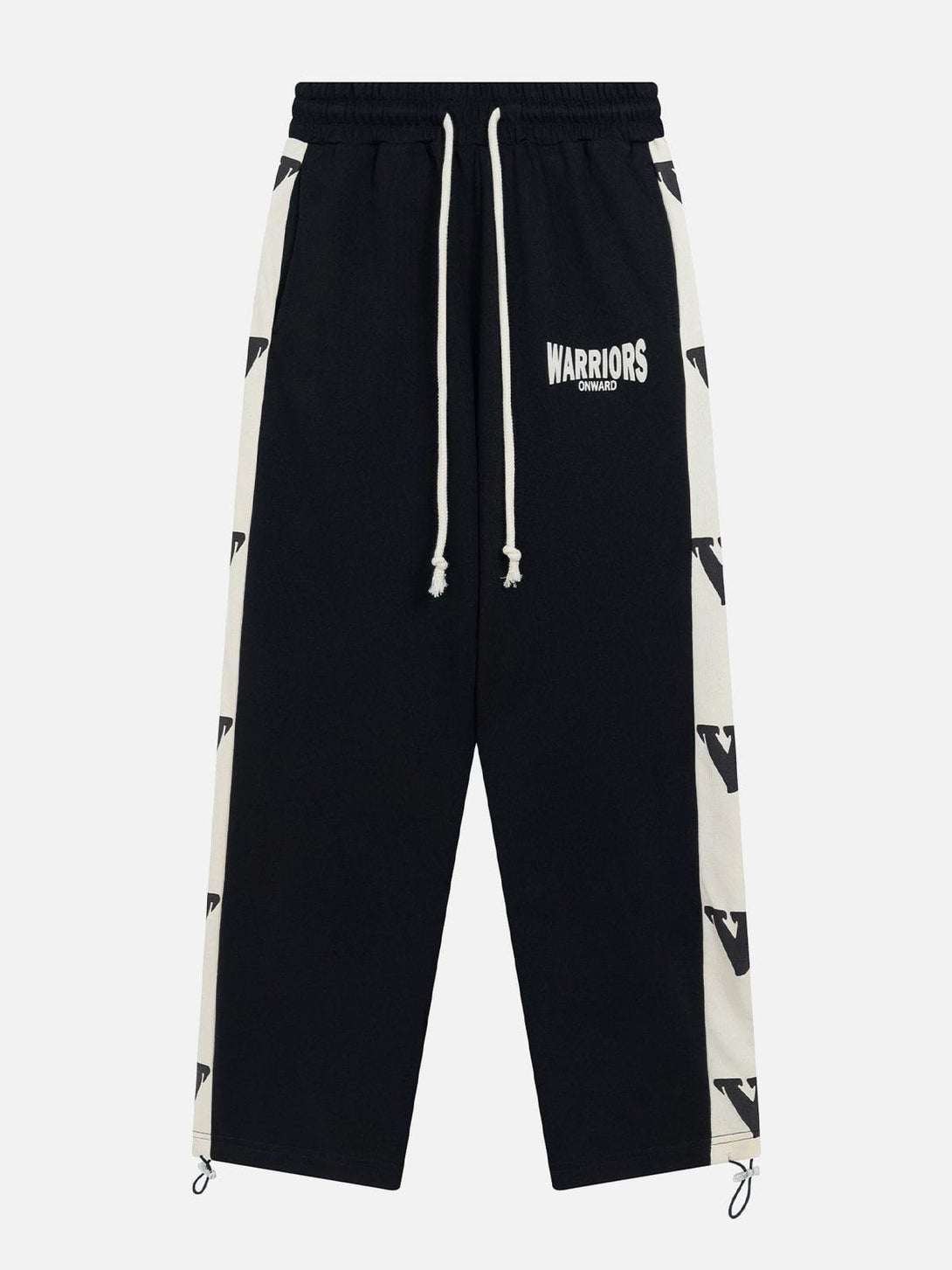 Evapacs - Patchwork Side Print Sweatpants- Streetwear Fashion - evapacs.com