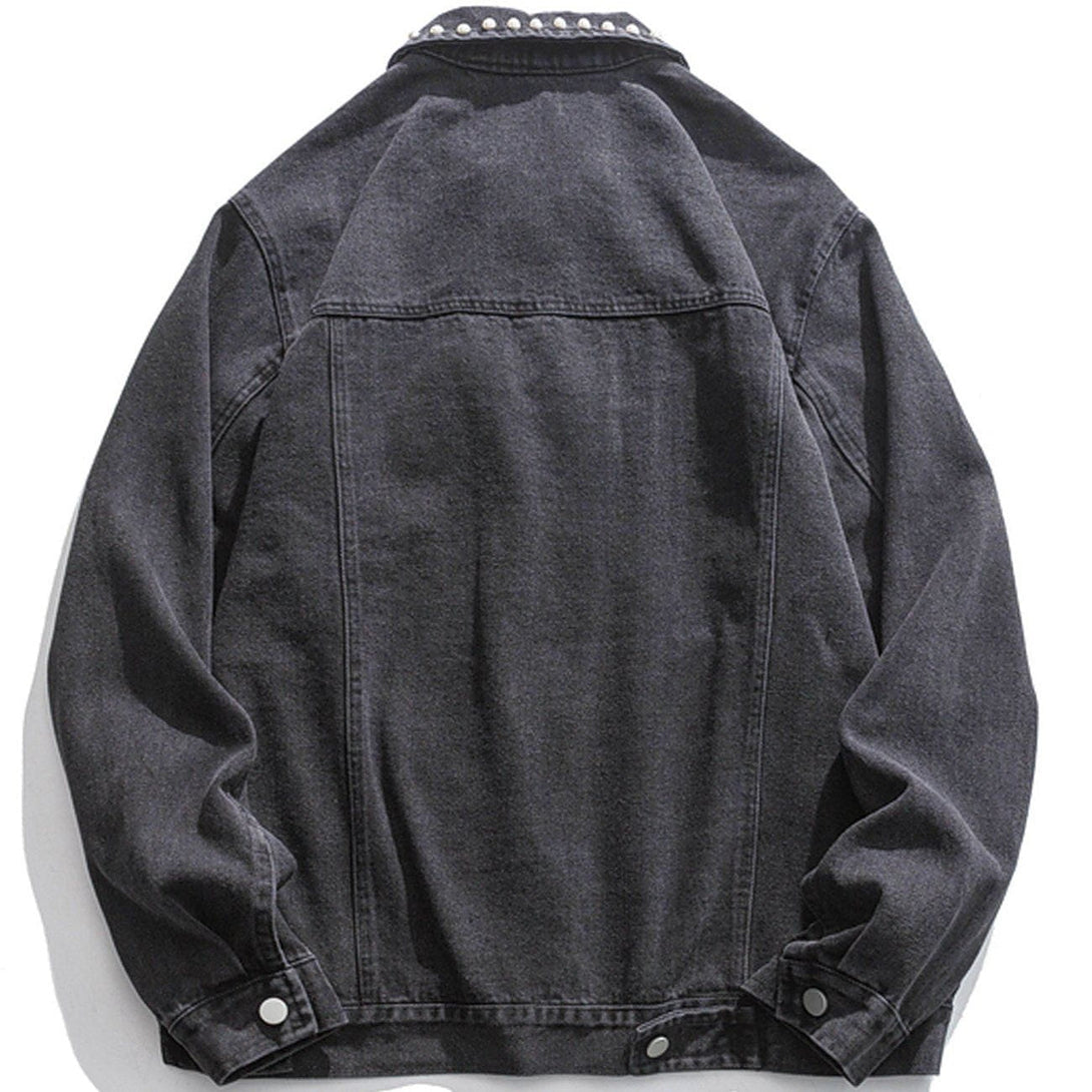 Evapacs - Pearl Denim Jacket- Streetwear Fashion - evapacs.com