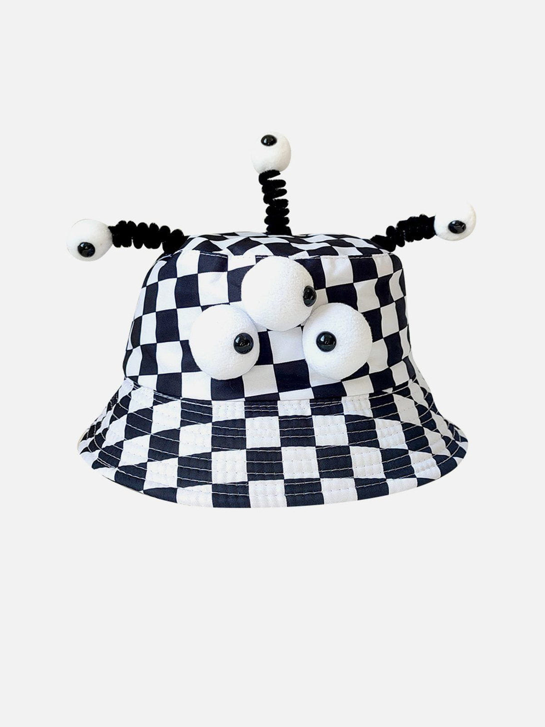 Evapacs - Plaid Three Eyes Cartoon Hat- Streetwear Fashion - evapacs.com